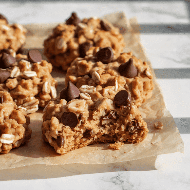 Chunky Monkey Cookie Bites [vegan + gluten-free] • Wholesome Helper