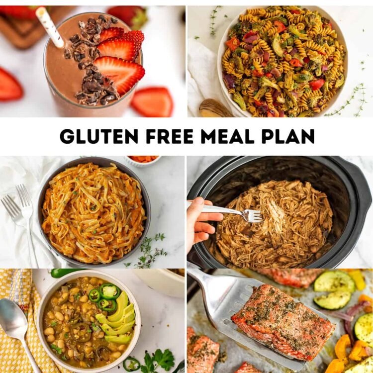 Gluten Free Meal Plan Week 1