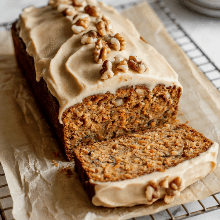 Vegan Almond Flour Carrot Cake Banana Bread • Wholesome Helper