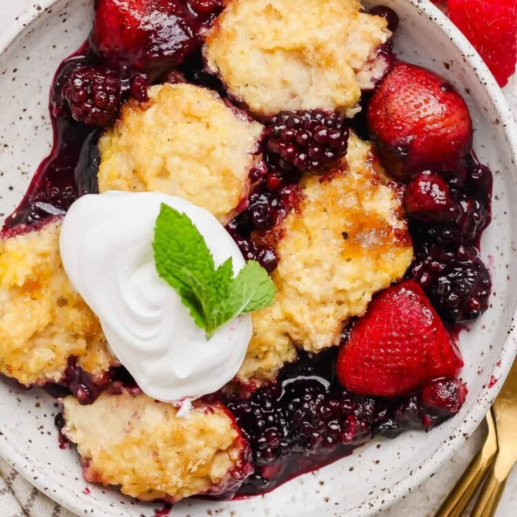 Blended Berry Cobbler – Match Foodie Finds