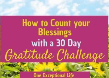 How To Rely Your Blessings With A 30 Days Of Gratitude Problem