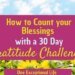 How To Rely Your Blessings With A 30 Days Of Gratitude Problem