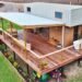 Dwelling near their children in a minimalist tiny residence