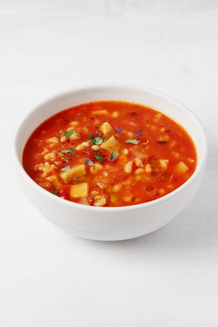 Root Vegetable Barley Soup | The Full Serving to