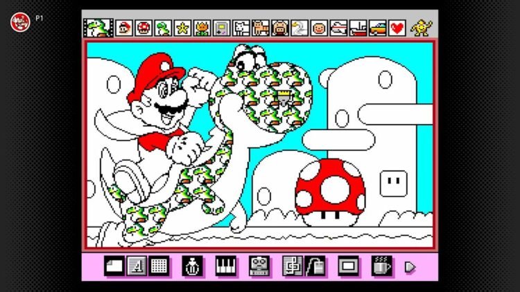 Mario Paint involves Nintendo Change On-line and, sure, it has mouse controls