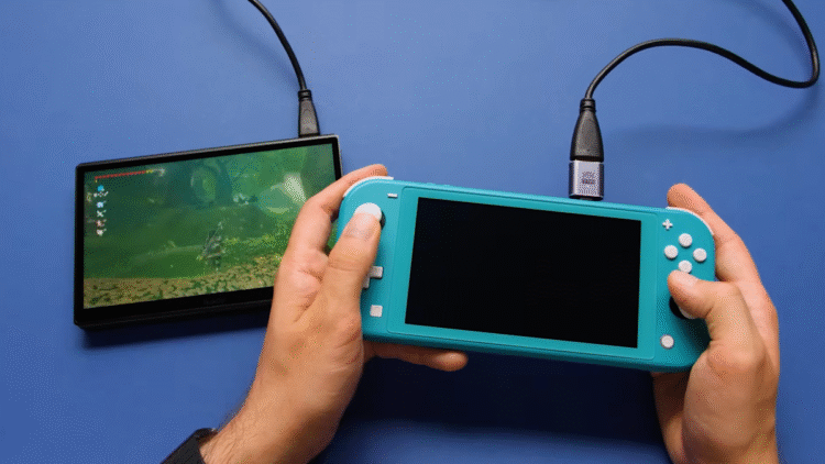 This HDMI mod permits you to play Nintendo Change Lite on an enormous display screen