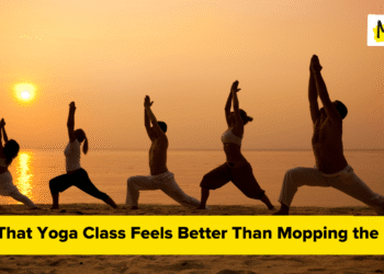 Why That Yoga Class Feels Higher Than Mopping the Ground