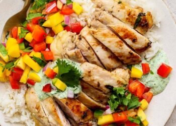 Cilantro Lime Hen with Mango Salsa