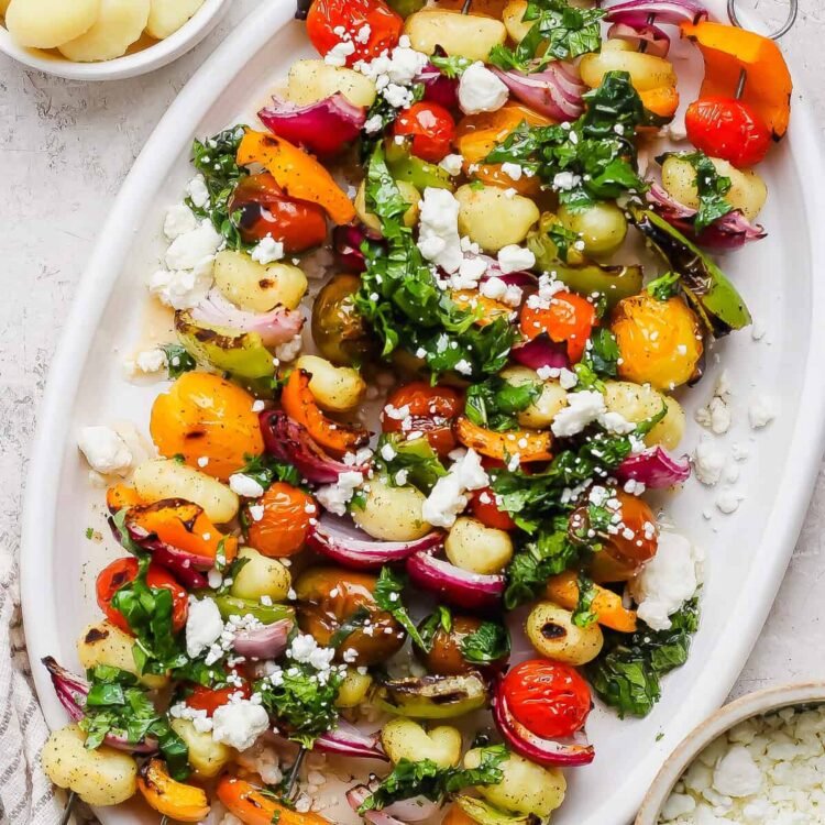 Rainbow Grilled Gnocchi Skewers – Match Foodie Finds