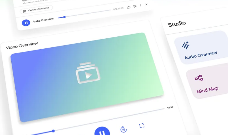 Google provides Video Overviews to NotebookLM