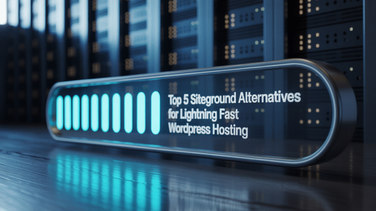 High 5 Siteground Alternate options for Lightning Quick WordPress Internet hosting