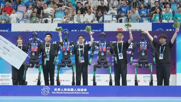 China's inaugural 'Robotic Olmypics' delivers spectacular feats and disastrous falls