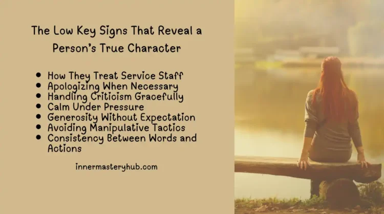 What Are The Low Key Indicators That Reveal A Particular person’s True Character?