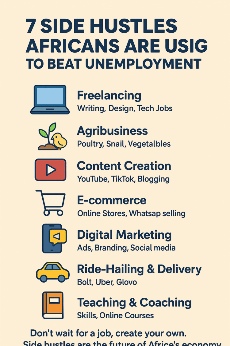 7 Aspect Hustles Africans Are Utilizing to Beat Unemployment