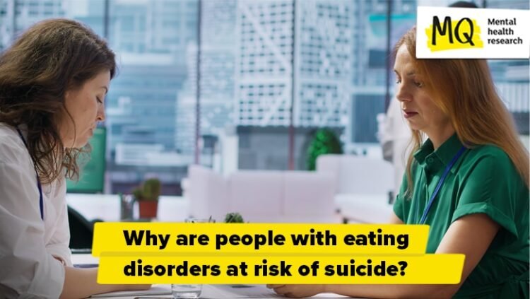 Why are folks with consuming issues liable to suicide?