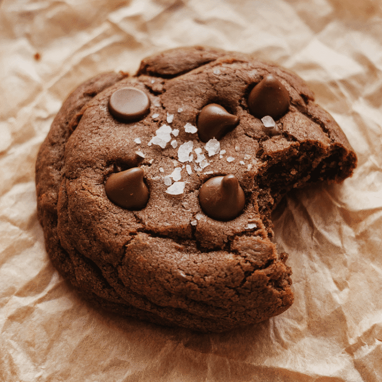 Wholesome Single-Serve Chocolate Chip Brownie Cookie