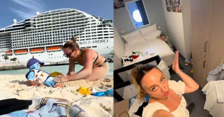 Household shares ups, downs of dwelling on a cruise ship with a toddler