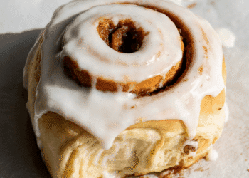 Wholesome Excessive Protein Cinnamon Roll for One
