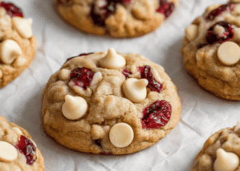 Wholesome White Chocolate Cranberry Cookies