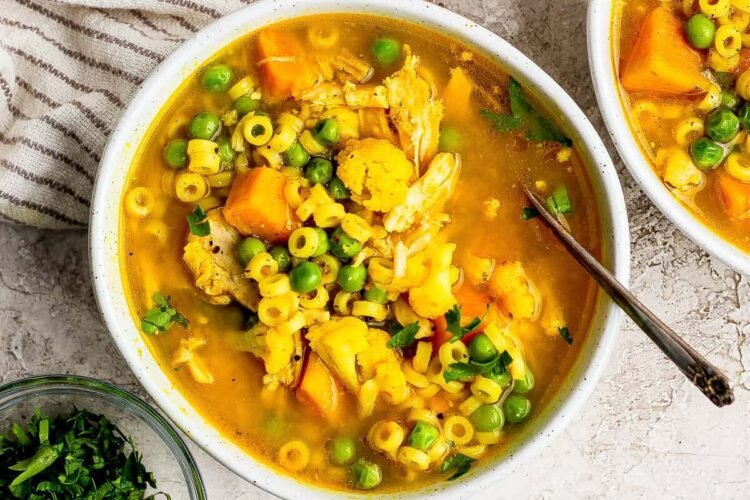 Cozy Immunity Soup With Nourishing Elements