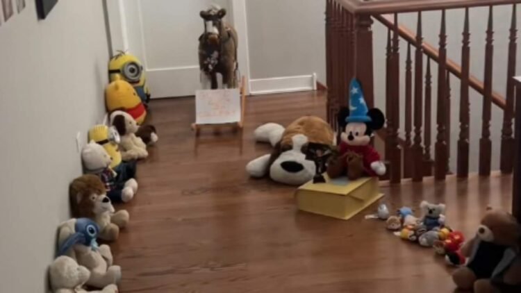 Emotional faculty sendoff goes viral as toys say goodbye