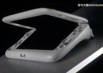 The OneXSugar Pockets is an upcoming retro handheld with a 4:3 foldable display screen