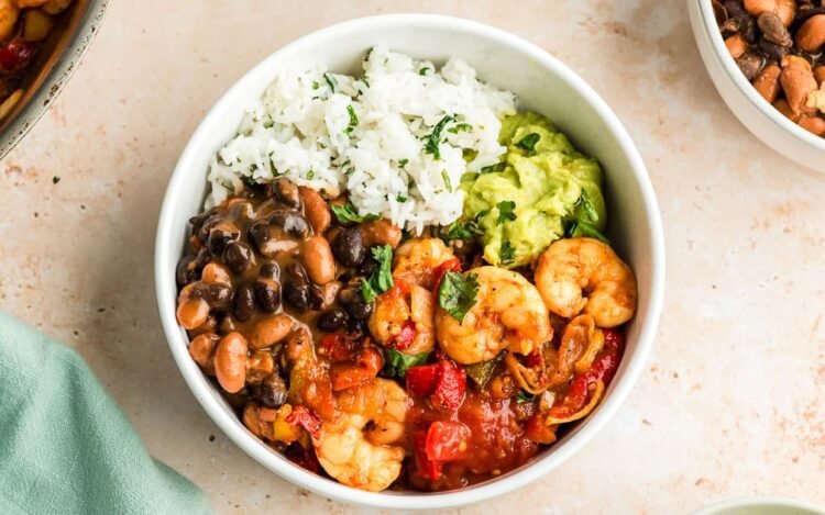 Simple Shrimp Burrito Bowls (Prepared in 20 Minutes)