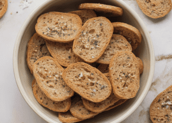 Excessive-Protein Every part Bagel Chips [high-fiber + low-calorie] • Wholesome Helper