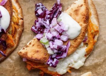 Sheet Pan Buffalo Rooster Tacos