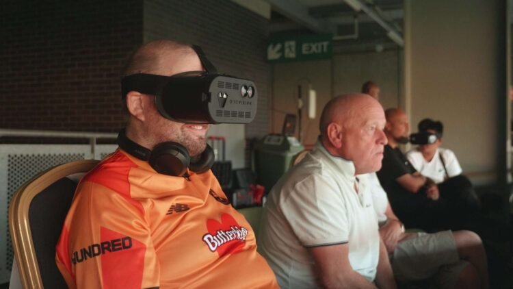 The headsets bringing cricket to partially sighted followers