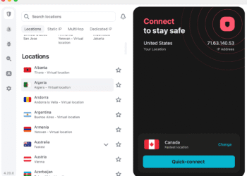 Methods to change location with a VPN