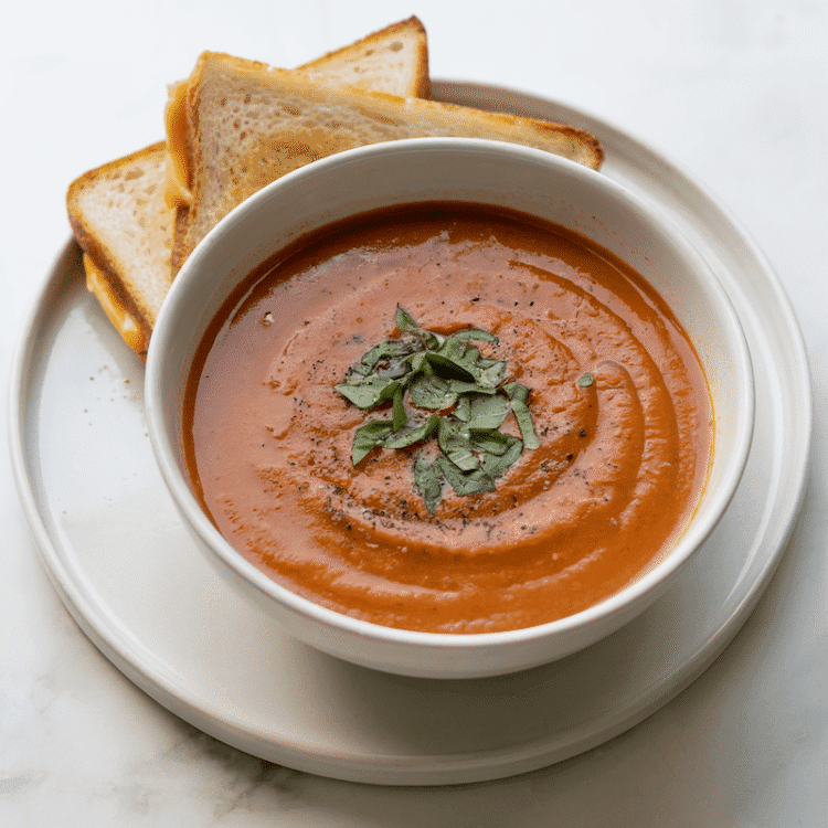 10 Minute Higher Than Campbell’s Vegan Tomato Soup • Wholesome Helper