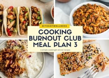 Cooking Burnout Membership Meal Plan 3