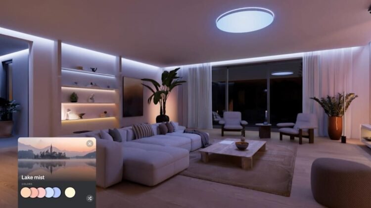 Philips Hue ‘SpatialAware’ function harmonizes all of the lights in a room