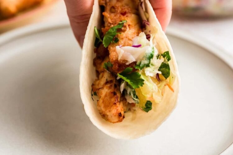 Pineapple Adobo Hen Tacos (Simple Air Fryer Recipe)