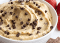 Chocolate Chip Cookie Dough Dessert Hummus [vegan + gluten-free] • Wholesome Helper