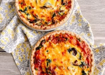 Mushroom and Kale Quiche (Double Batch For Now + Later!) • Kath Eats