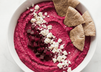 Whipped Beet Cottage Cheese Dip • Wholesome Helper