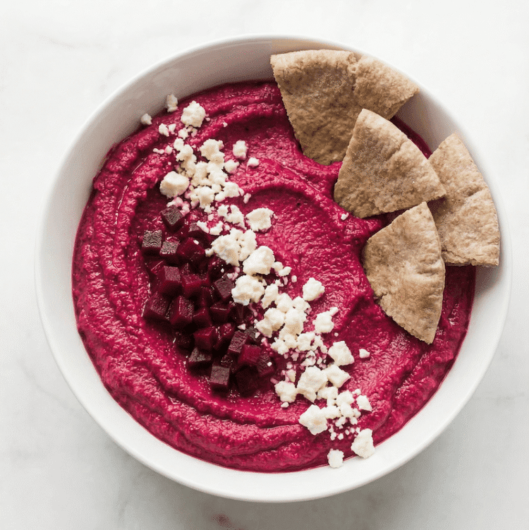 Whipped Beet Cottage Cheese Dip • Wholesome Helper