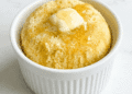 Simple Cornbread Mugcake [gluten-free + high protein] • Wholesome Helper