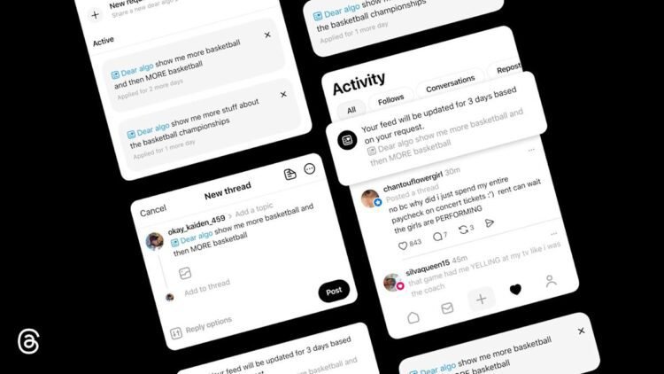 Meta turned Threads algorithm complaints into an official characteristic