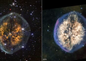 New Webb Telescope images exhibit the Uncovered Skull Nebula