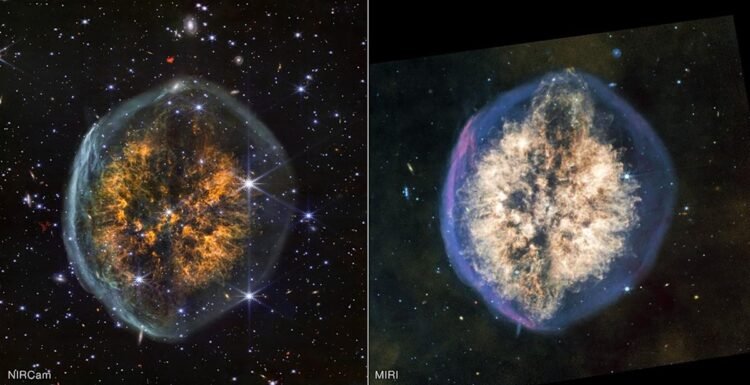 New Webb Telescope images exhibit the Uncovered Skull Nebula