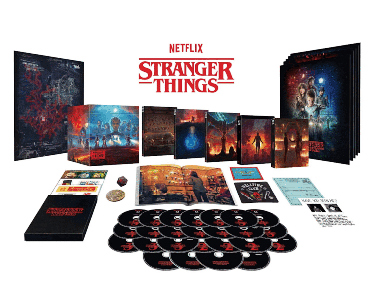 The whole Stranger Issues DVD set consists of 25 discs and prices round $200