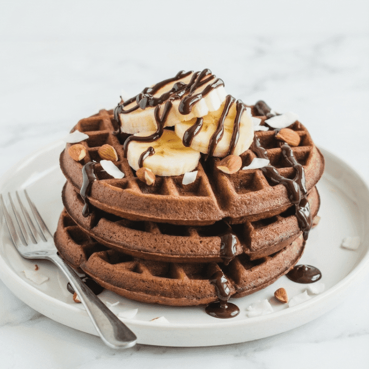 Wholesome Keto Chocolate Waffles with Excellent Keto Collagen