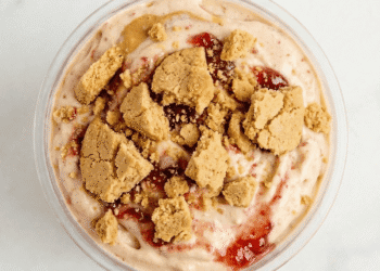 Peanut Butter and Jelly Protein Ninja Creami