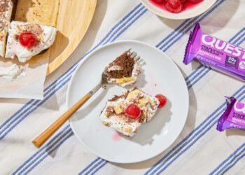 Quest Banana Break up Brownie a la Mode Dump Cake Recipe