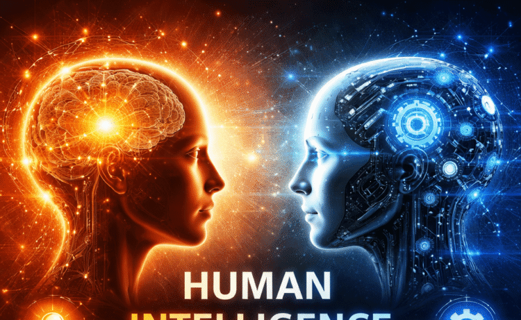 The Praxis of Human Intelligence vs. AI