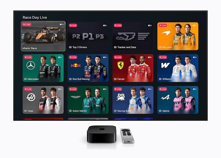 The whole lot it’s good to learn about streaming F1 on Apple TV