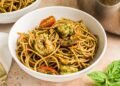 Pesto Shrimp Pasta (Straightforward 15 Minute Dinner)